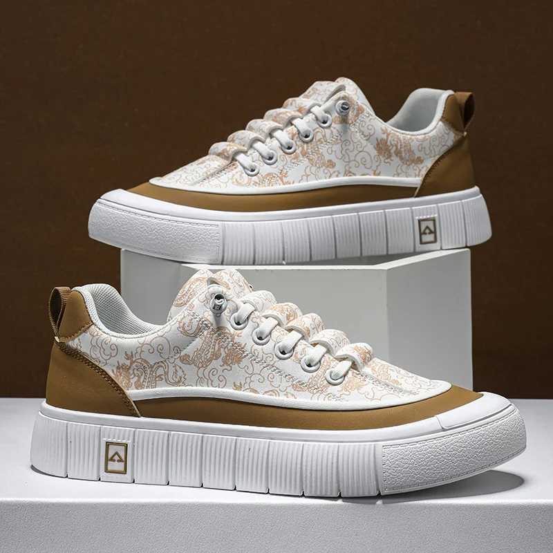 E-foot blue and white porcelain board shoes sports and leisure shoes trendy shoes mens shoes Y250318