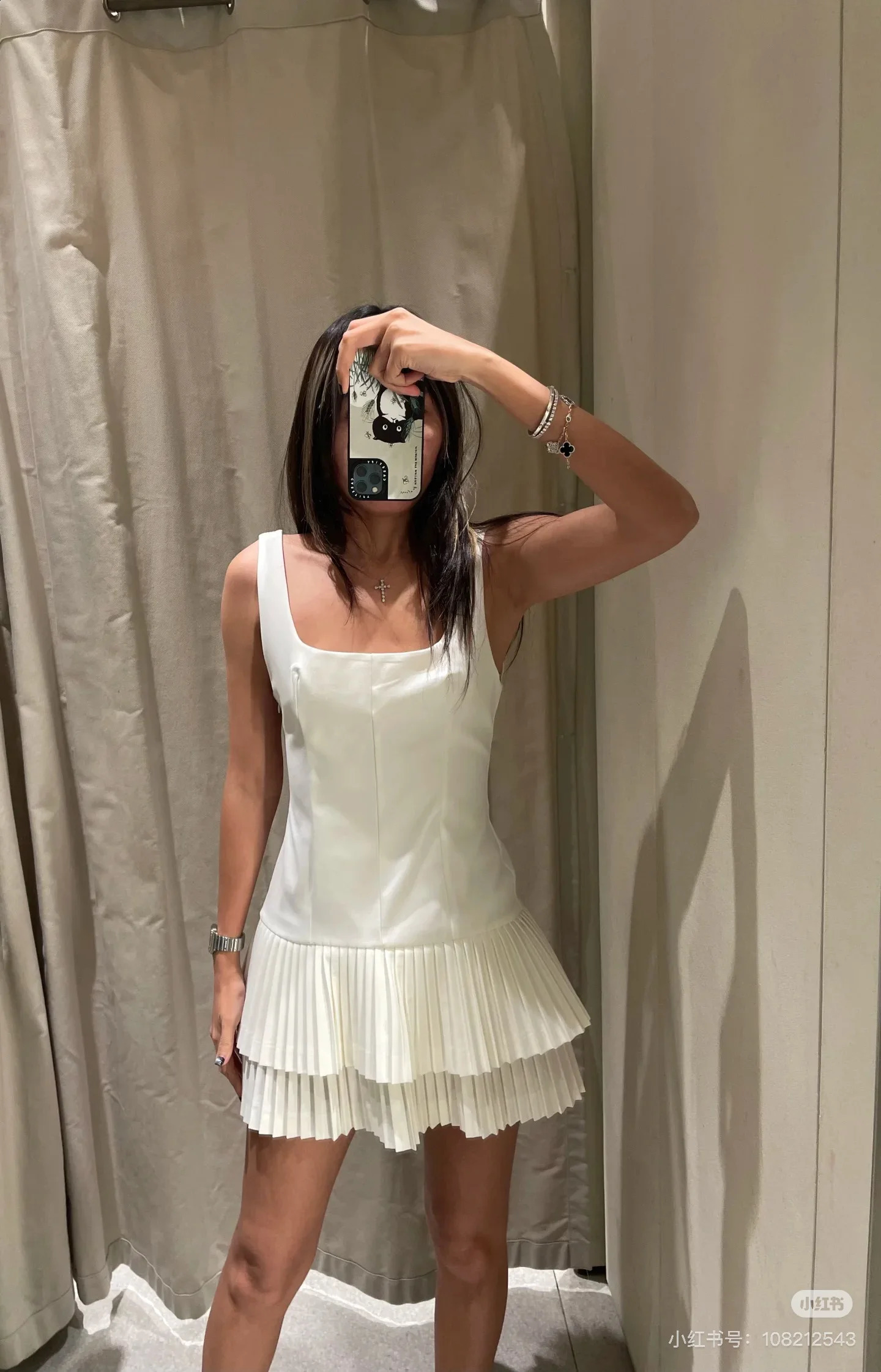 Womens sexy party chic sleeveless Cami dress solid pink zipper mini skirt fashion 2025 summer vest 250319