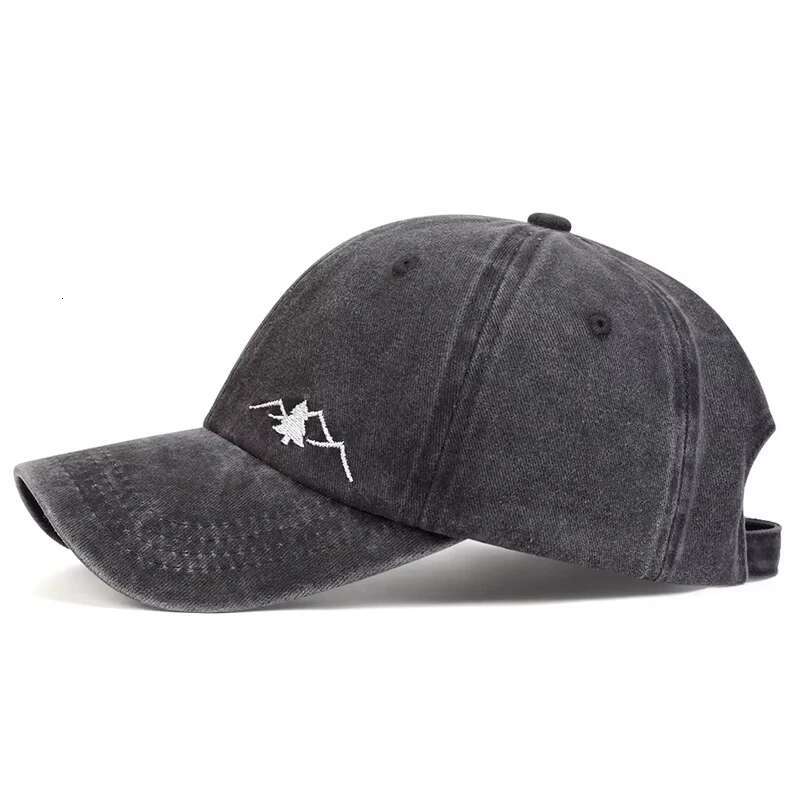 25Unisex Mountain Embroidery Wash Baseball Caps Spring And Autumn Outdoor Adjustable Casual Hats Sunscreen Hat