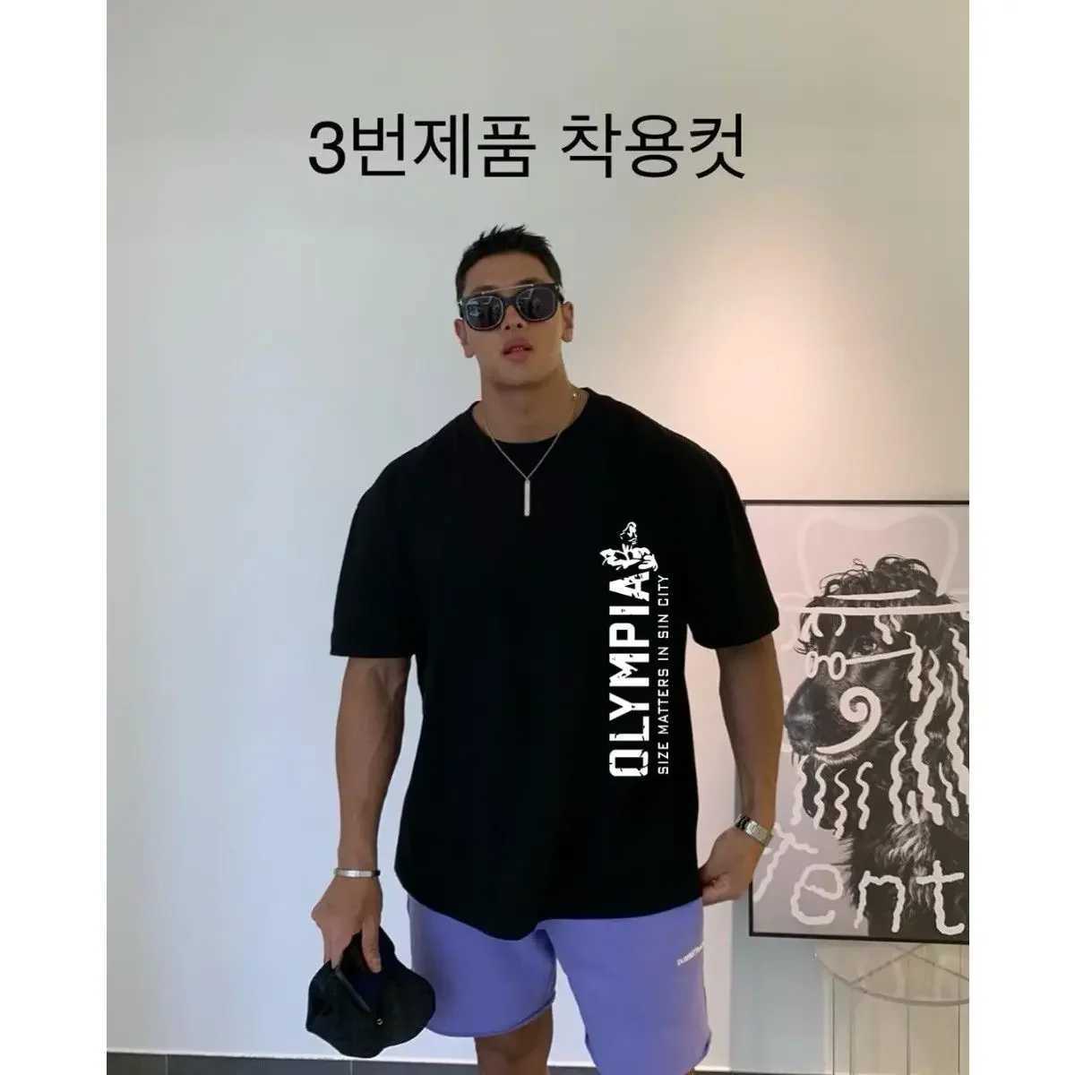 Fitness Cotton Ultra fine Sleeves Running Shirt Mens Fitness T-shirt Quick Drying Loose Sports Clothing Loose Fitness T-shirtT250318