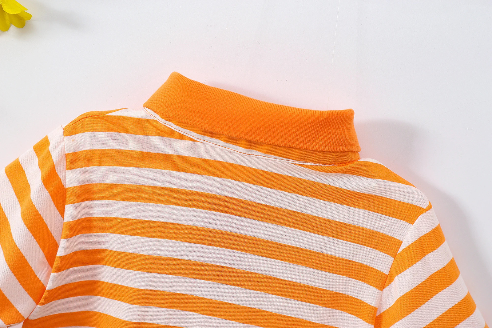 Boys Fashion Striped Short Sleeve Shirt for Spring and Autumn 250319
