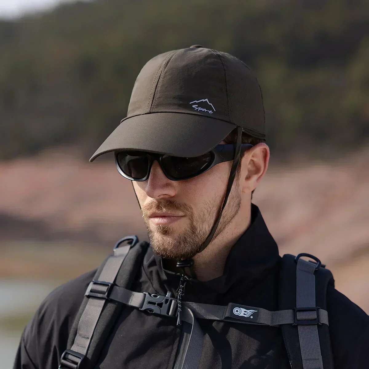Men Summer Fishing Protection Baseball Quick Drying Waterproof Detachable Sun Cap Shawl Women Outdoor Bicycle Visor Nasi