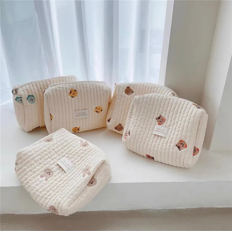 Portable Stroller Nappy Bag Quilted Baby Diaper Caddy Organizer Embroidered Mommy Bags Babies Accessories Changing Bag Storage 250319