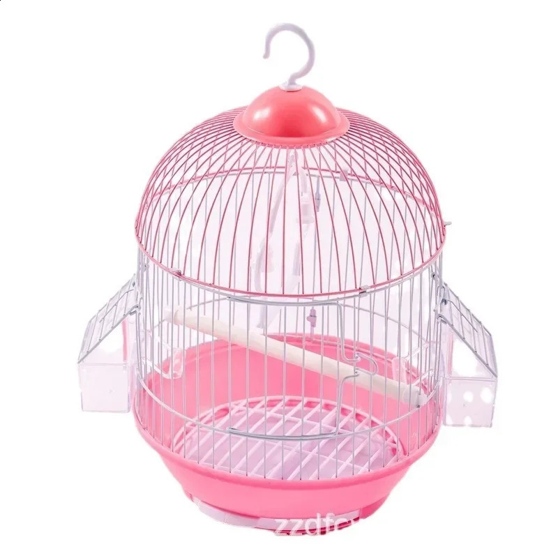 Mini spherical cage vertical decorative easy to clean and breed flying domestic Flat noodles box parrot nest 250318