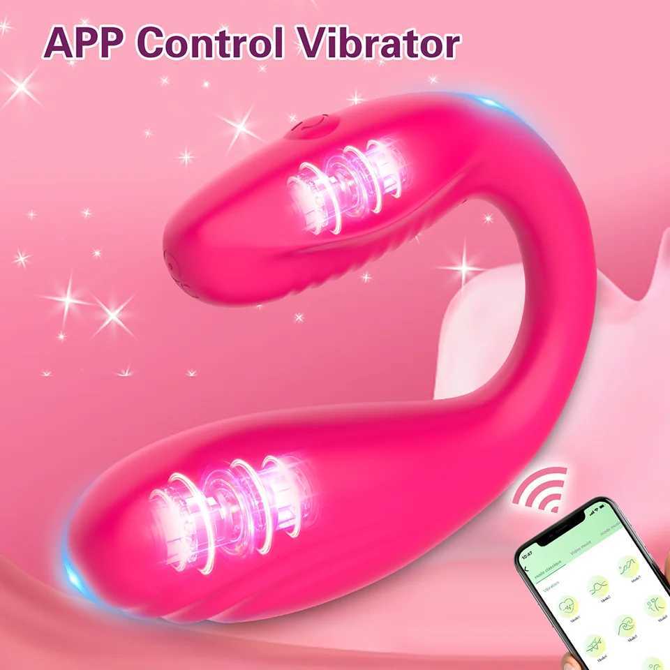 Sex toy application vibrator Bluetooth Dildo female wireless remote control vibrator wearing couple vibration love toy W250319