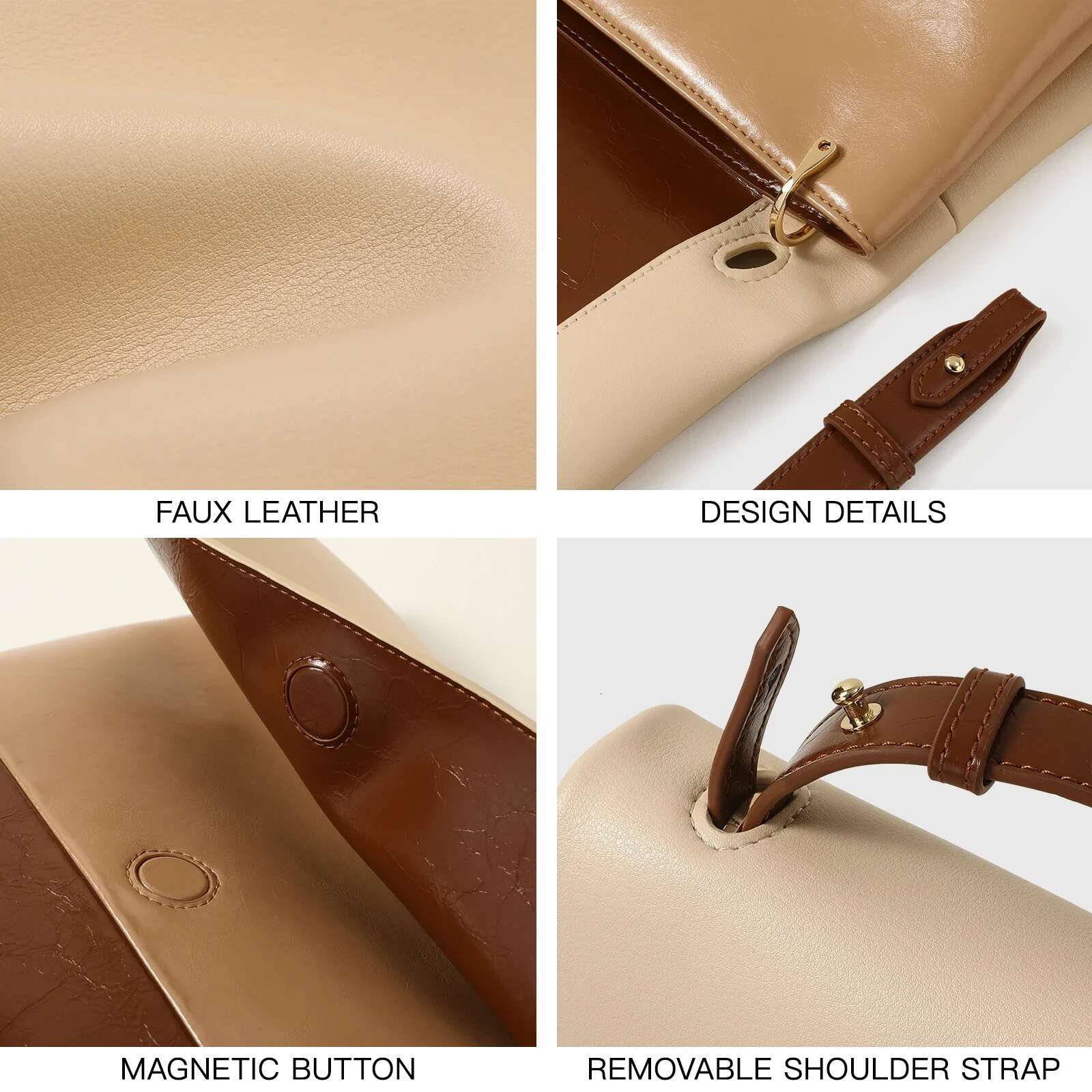 ITAMOOD Genuine Textured Leather Shoulder Versatile Daily Commuter Handbag Vintage Original Women's Tote Bag