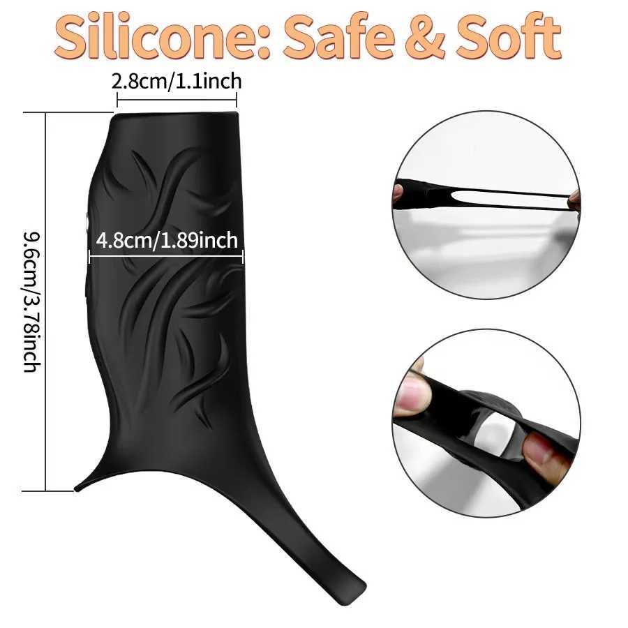 Vibrator penis set rooster ring penis injection extender G-spot stimulation coupler adult sex toy W250319