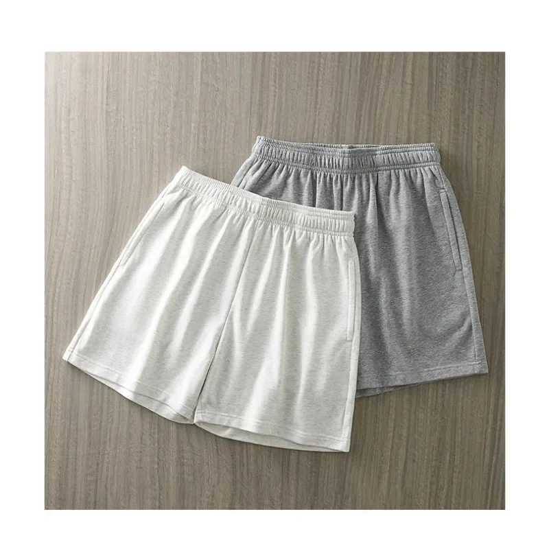 High quality cotton summer long street casual drag loose mens and womens shorts fitness shorts sports pants W250319