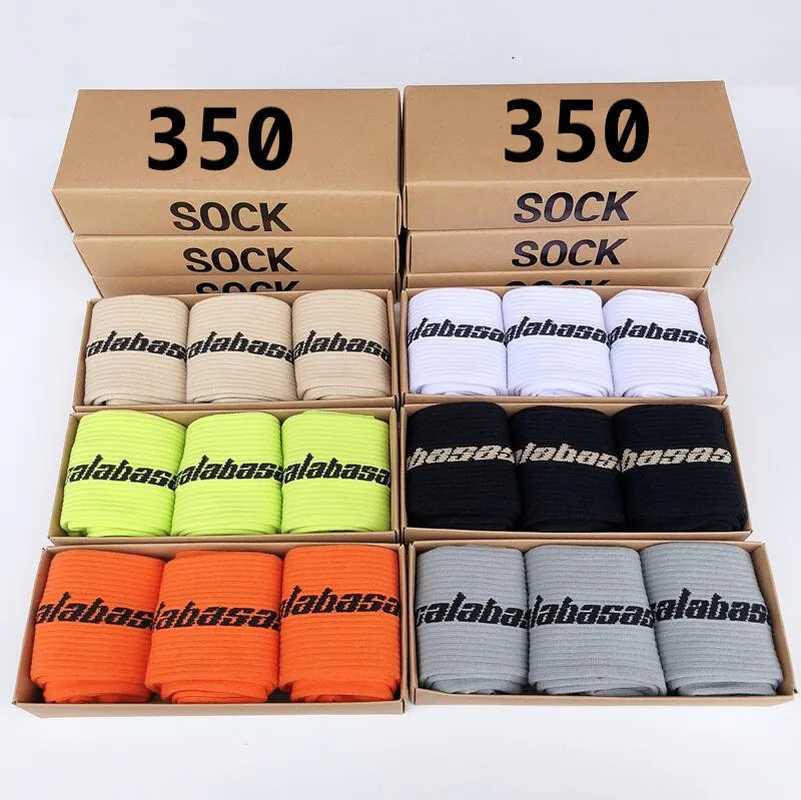 1 piece=3 pairs Fashion mens cotton SOCKS ladies streetwear Ins Crew SOCKS hip hop Calabasas SOCKS skateboard SOCKS X250319