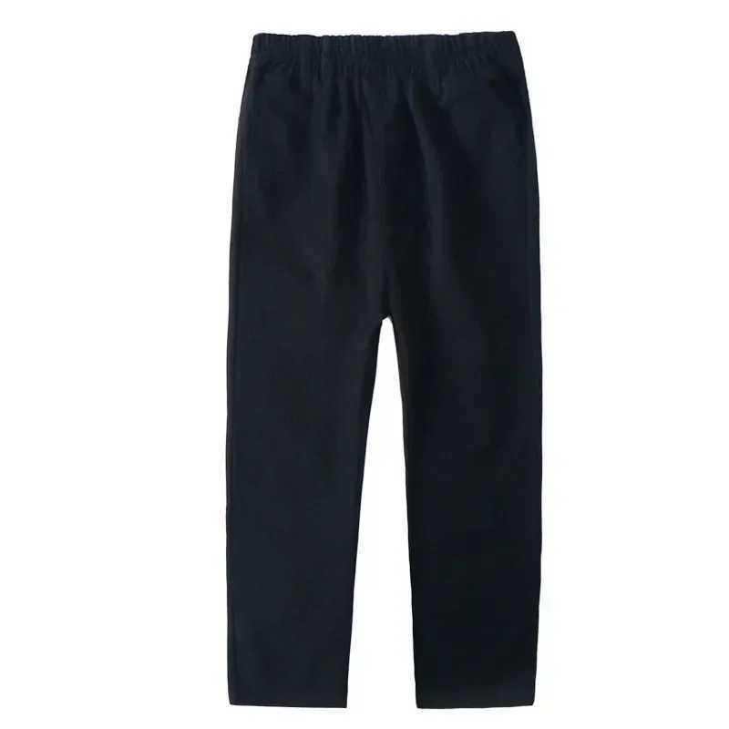Black Navy Blue Khaki Childrens Clothes Long Pants Spring Childrens Navy School Uniform Student Suit Pants Boys Girls ClothesT250318