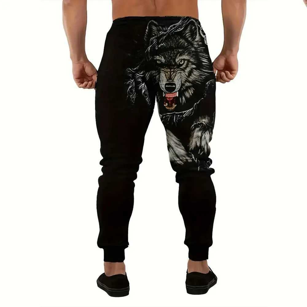 Winter New Thick Warm Pants Fashion Skull Printed Sweatpants Mens Sports Pants Mens Loose Casual Pocket Drawstring Sweatpants X250319