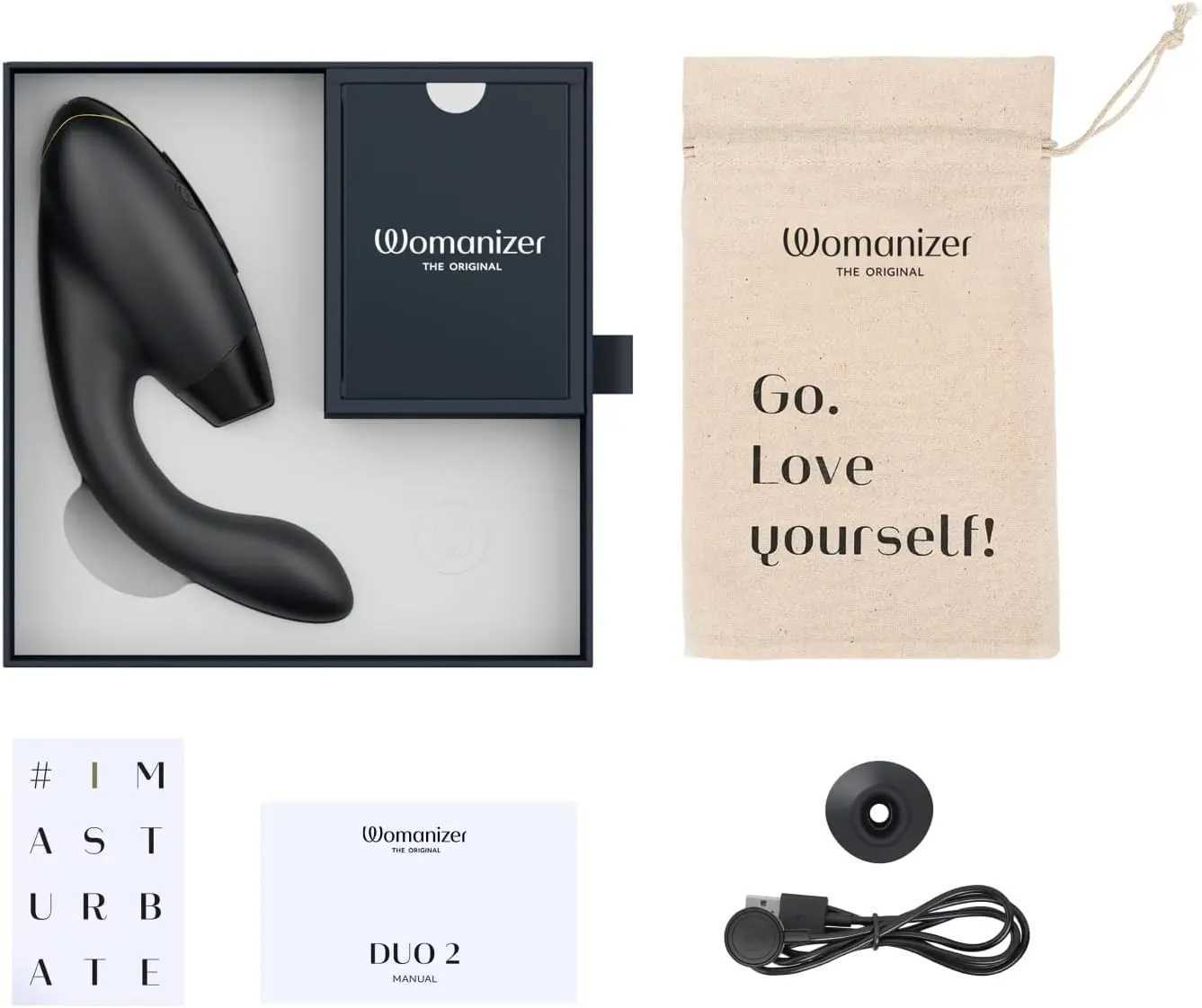 Duo 2 Clitoral Sucking Rabbit vibrator Cilit G-Spot vibration stimulator sex toy -14 intensity levels and 10 vibration modes W250319
