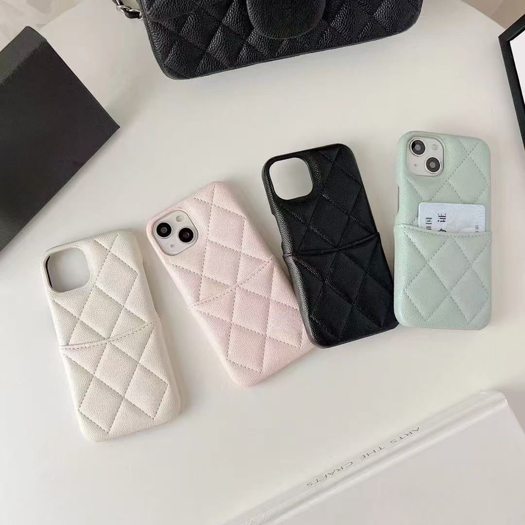 Fashion Designer Phone Cases for Women Men with Flower Embossed Pattern Luxury Cell Phone Cases 30869