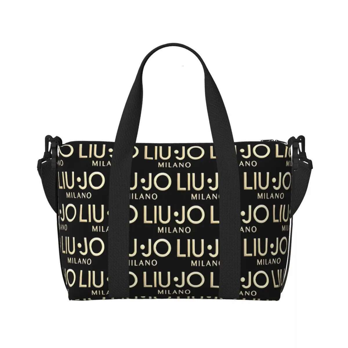 Custom Fashion Brand Liu Jo Groceries Tote Shopping Women Big Capacity Gym Beach Travel Bags