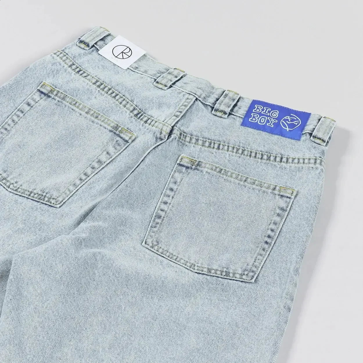 Big Boy Retro Hip Hop Cartoon Graphic Streetwear Denim Shorts y Baggy Jorts Harajuku Gym Basketball Men 250317