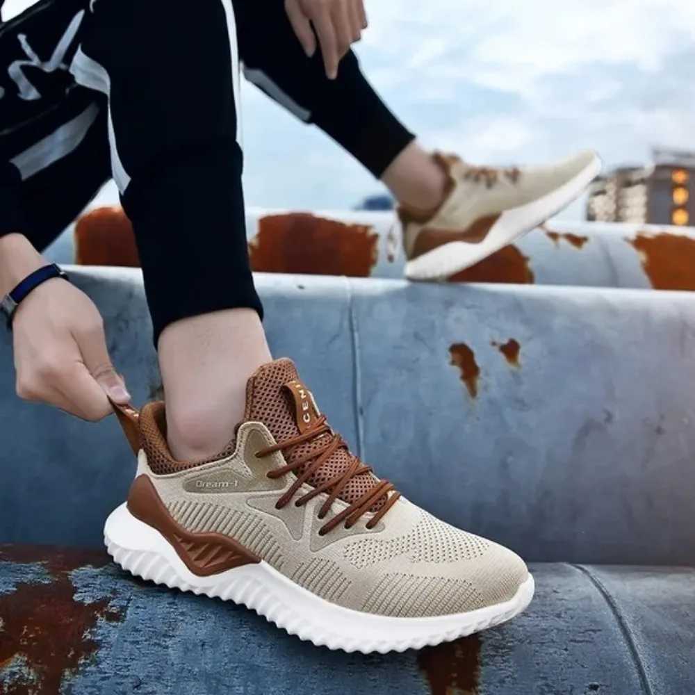 Mens Running Shoes Breathable tennis Outdoor Sports Shoes Causal sneakers Men Plus Size Shoes 38-46 Z250319