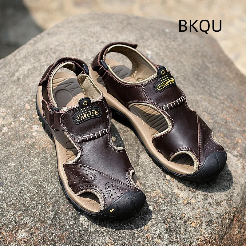 Mens Summer Sandals Fashion All-match Trendy Comfortable Breathable Massage Wear-Resistant Sports Big Size Casual Summer Main 250317