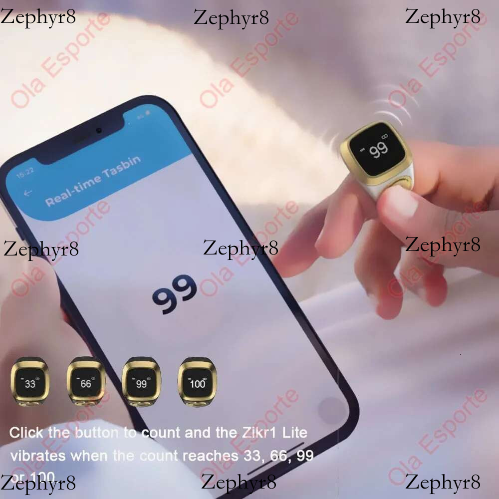 2025 New model Smart Tasbih Tally Counter for Muslims Zikr Ring Digital Tasbeeh 5 Prayer Time Vibration Reminder Waterproof Qibla Subhah