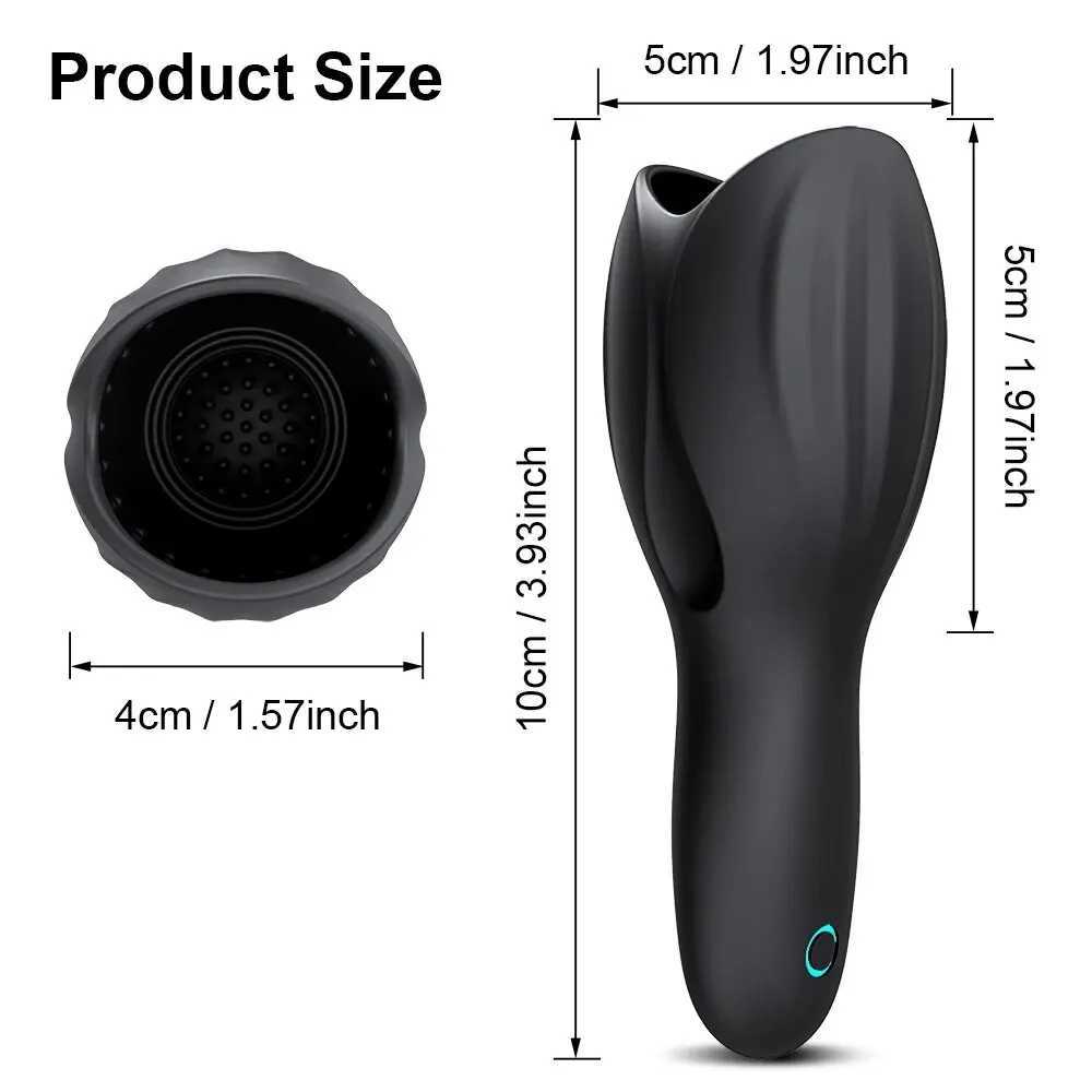 Exerciser Glans Stimulators Massager Penis Delay Trainer Mens Vibrator Male Masturbator Equipment Sex Toys For Men Adult MaleXJ250319