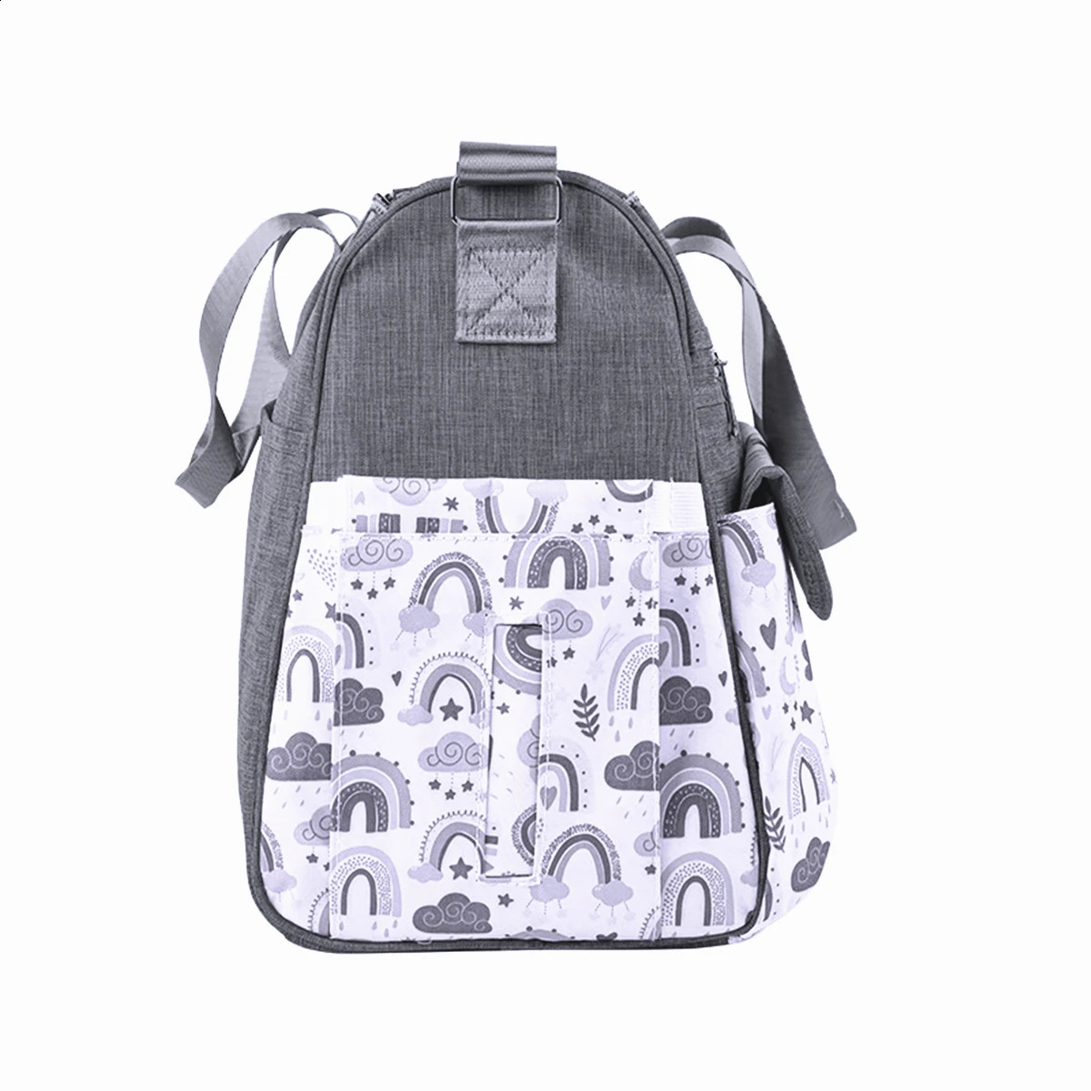 Fashion Single Shoulder Large Capacity Mommy Bag Multi functional printed diagonal diaper bag Handheld Mother and baby bag 250319