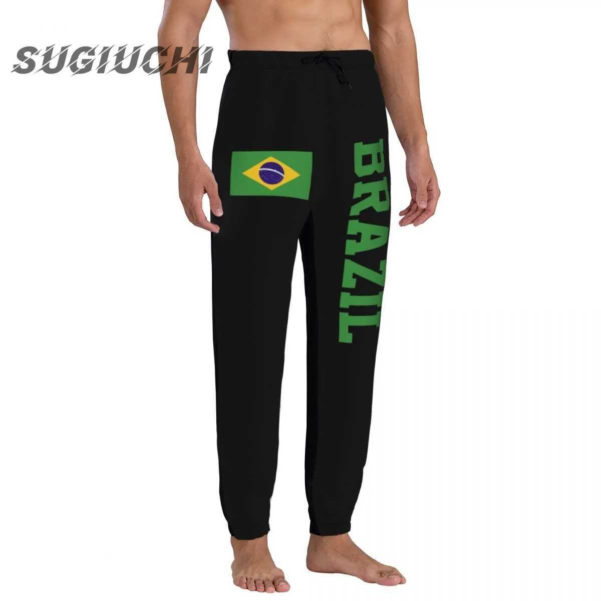 Brazil Country Flag Mens sweatpants mens pants joggers jumpsuit track sweat fitness fleece tactical casual X250319