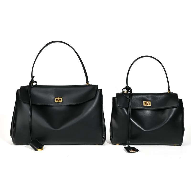 2025 Brand Rodeo Woman Bags Spring Autumn Genuine Leather Totes Fashion Gold Buckle Women Shoulder Handbags