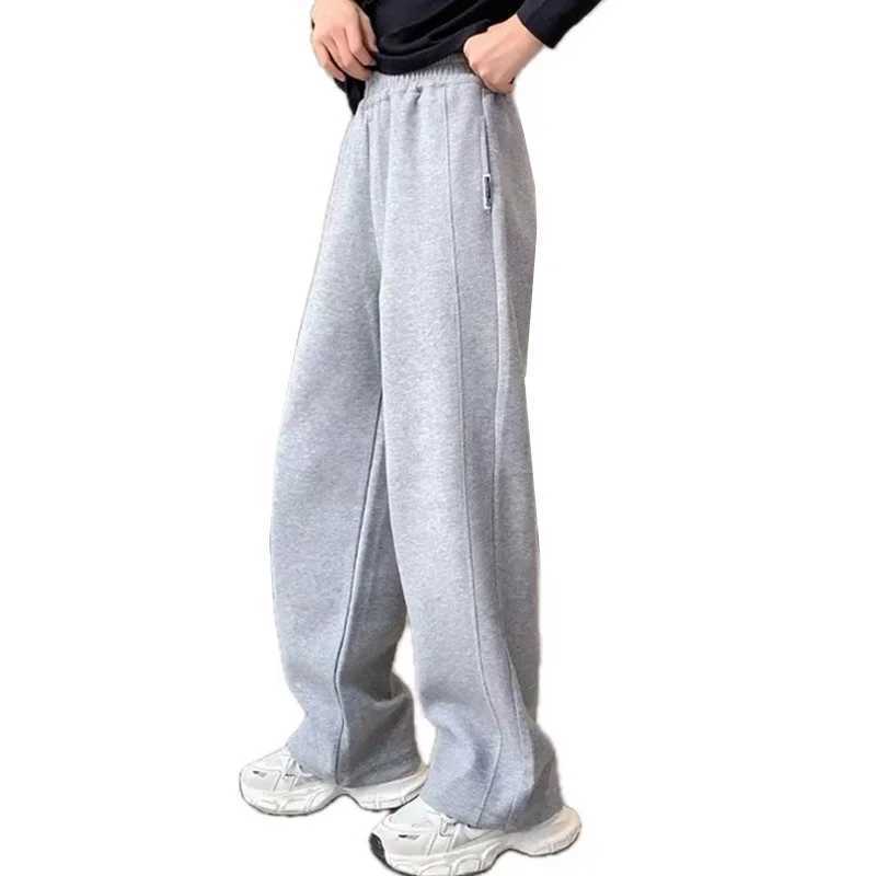 School Childrens New Year Season Sports Pants Youth Girls Casual Straight Trouser Childrens Sports Loose Sports Pants 5 6 7 8 9 10 12 14YT250318