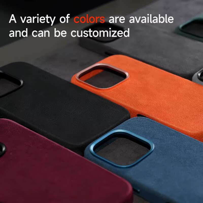 Best Quality Custom Leather Cell Mobile with Strong Magnetic iphone 16 Pro Max for alcantara Phone case