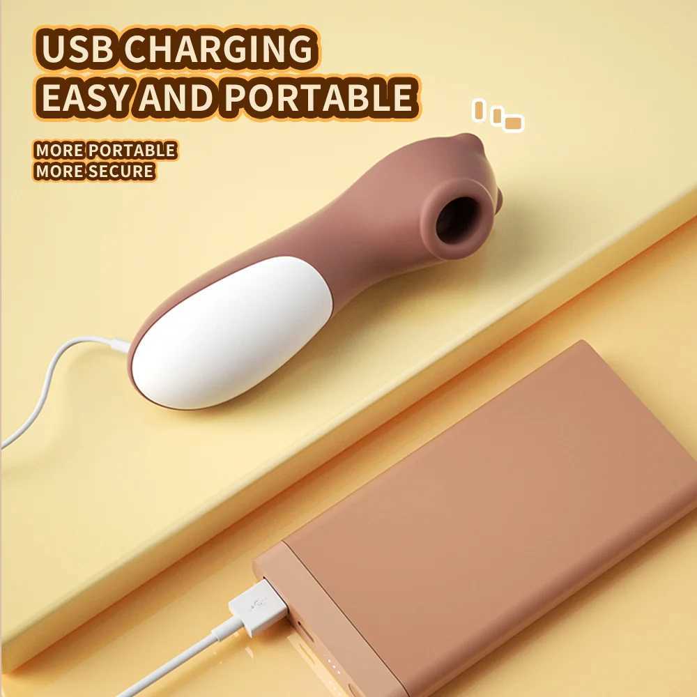 Sucker Clitoris Powerful Sucking Vibrator Female Clit Nipple Oral Vacuum Stimulator Massager Sex Toys Adults Goods for Women W250319