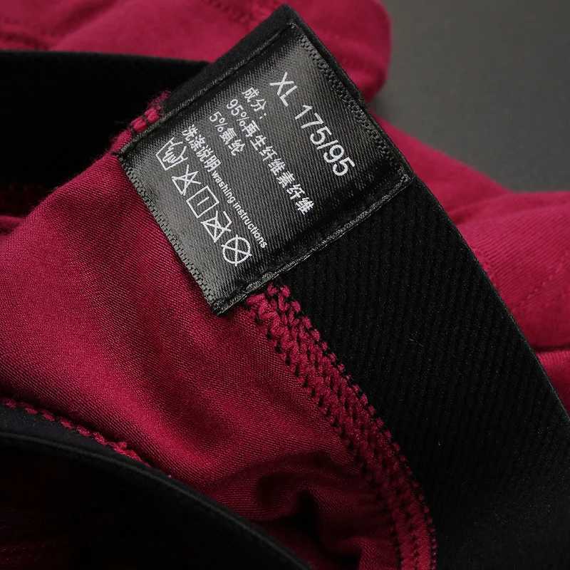 6pcs/Set Black Boxer Men Underpants Bamboo Mens Boxers Man Breathable Mens Panties Fr Shipping Sexy Underwear For Men Gifts X250319