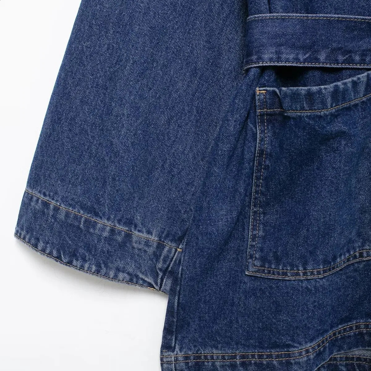 Denim Hoodie Jacket Womans Jean Button Up Long Sleeves Washed Casual Jackets For Women Autumn Versatile 250317