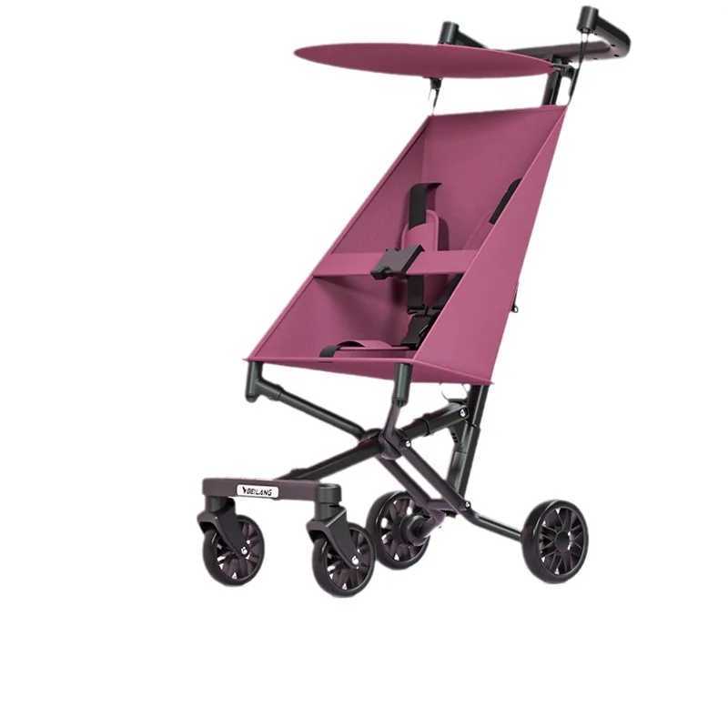 Baby stroller suitable for older children ultra light foldable stroller travel childrens umbrella stroller detachable and washable Z250319