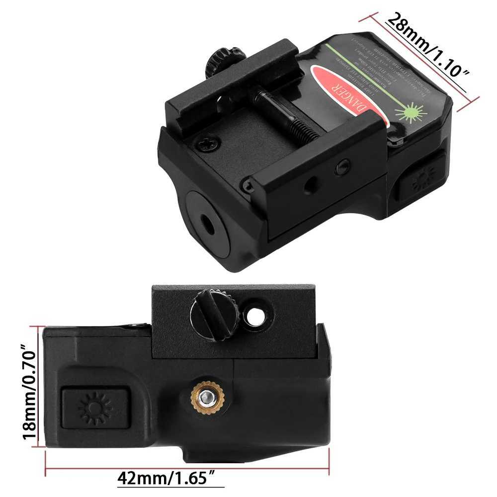 Rail Aiming Laser Pointer Red Green Blue Laser Sight Pointer Airsoft Power Pistol Laser For 20mm Rail Rechargeable Gun Laser X250319