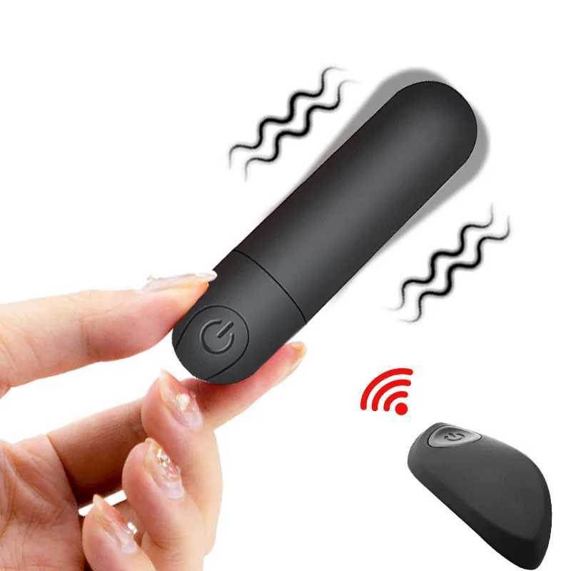 Vibrating Remote Control Powerful Mini Bullet 10 Modes for Women Clitoris Stimulator Dildo Adult Sex Toy Anal Massage Vibrator W250319