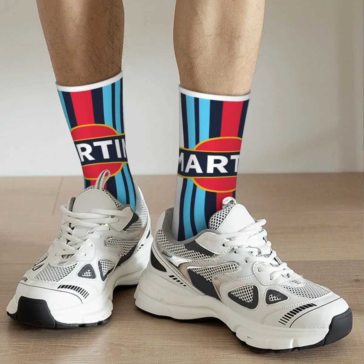 Martini Racing Socks Harajuku High Quality Stockings All Season Long Socks Accessories for Mans Womans Gifts X250319