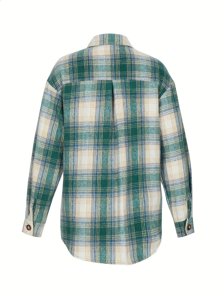 2025 SpringSummer Womens Fashion Straw Hat Flannel Plain Shirt Jacket Top Polyester Material 250319