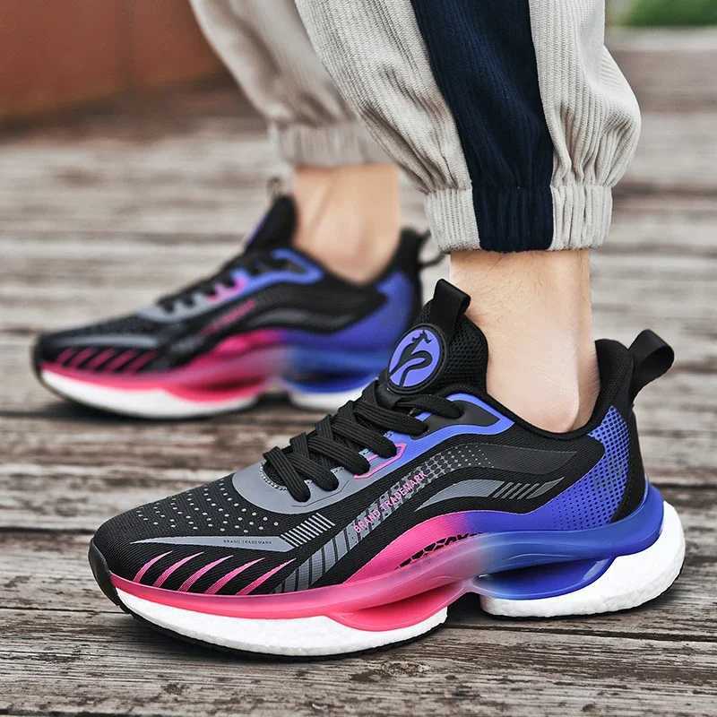 Carbon fiber board mens running shoes womens breathing sports running shoes new pads ultra light training sports shoes Z250319