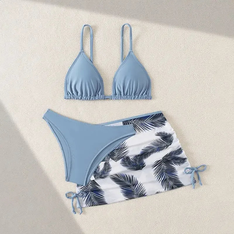 9-16 Years Kids Girls 2pack Printed wit Pad Bra Brief Swimsuit Teens Beach Wear Bathing Suit Children Bikini Set 250319