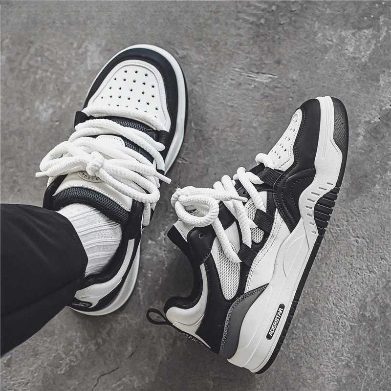 Fashion Mens Shoes Outdoor Sneakers Lace-up Male Casual Shoes Street Hip Hop Tennis Shoe Designer Platform Men Running Shoes Z250319