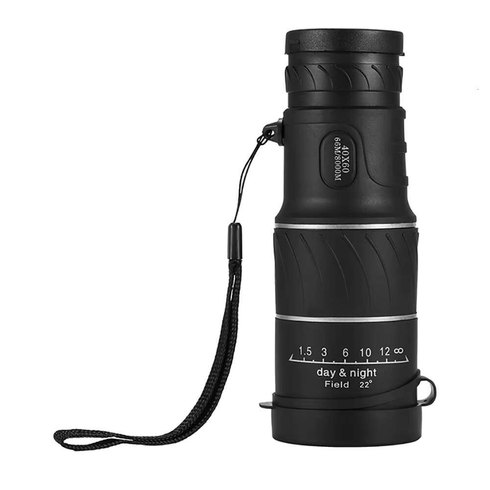 9000m Hd Spyglass 40x60 Monocular Night Vision High Definition Optical Glass Camping Handheld Telescope
