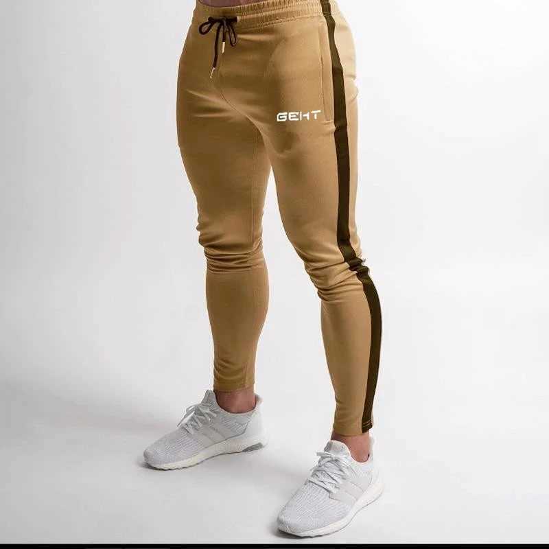 2024 GEHT brand Casual Skinny Pants Mens Joggers Sweatpants Fitness Workout Brand Track pants New Autumn Male Fashion Trousers X250319