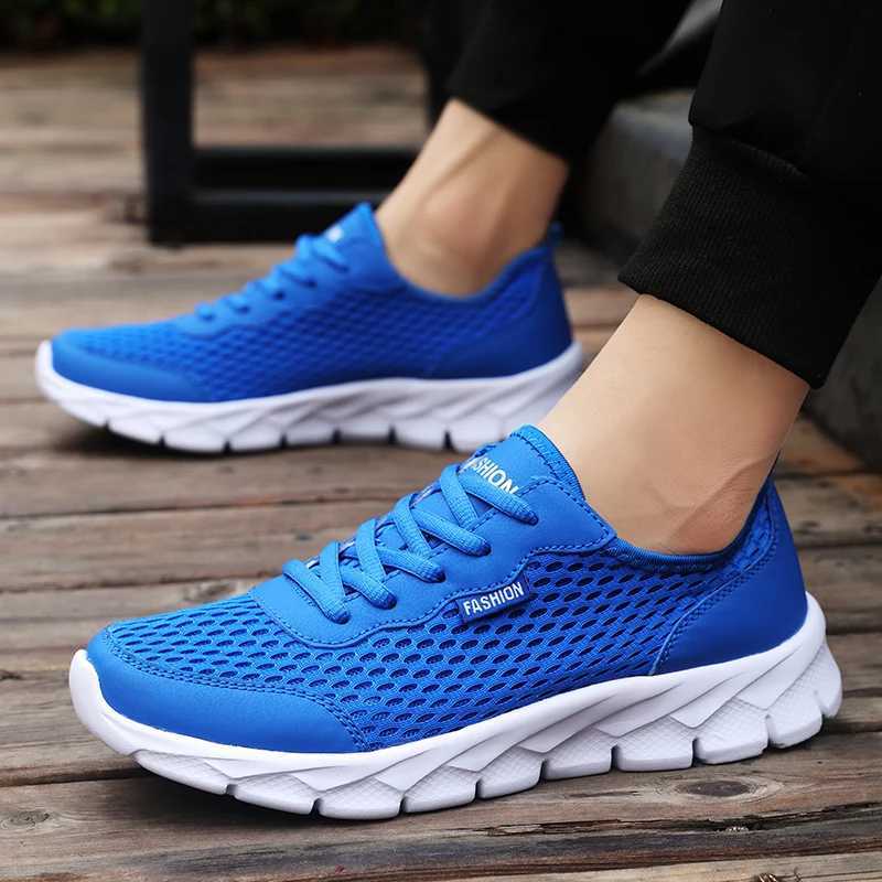 YRZL Mens Tennis Lightweight Breathable Mesh Sports Shoes Outdoor Slow Running Walking High Quality Sports Shoes Z250319