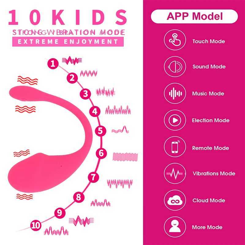 APP Remote Control Vibrator Female Bluetooth Vibrator for Women Goods for Adults Sex Toys Wearable Dildo Sex Toy W250319