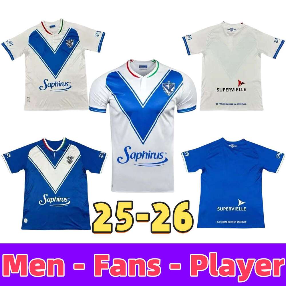 2025 2026 Velez Sarsfield Soccer Jerseys B.ROMERO CARRIZO PIZZINI BOUZAT CASTRO ORDONEZ E.GOMEZ 25 26 football shirt 4XL