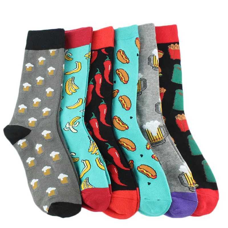Hip Hop Socks Men Tide Sox Colorful Streetwear Funny Mens Socks Funny Gifts For Men Skarpetki Harajuku X2503191