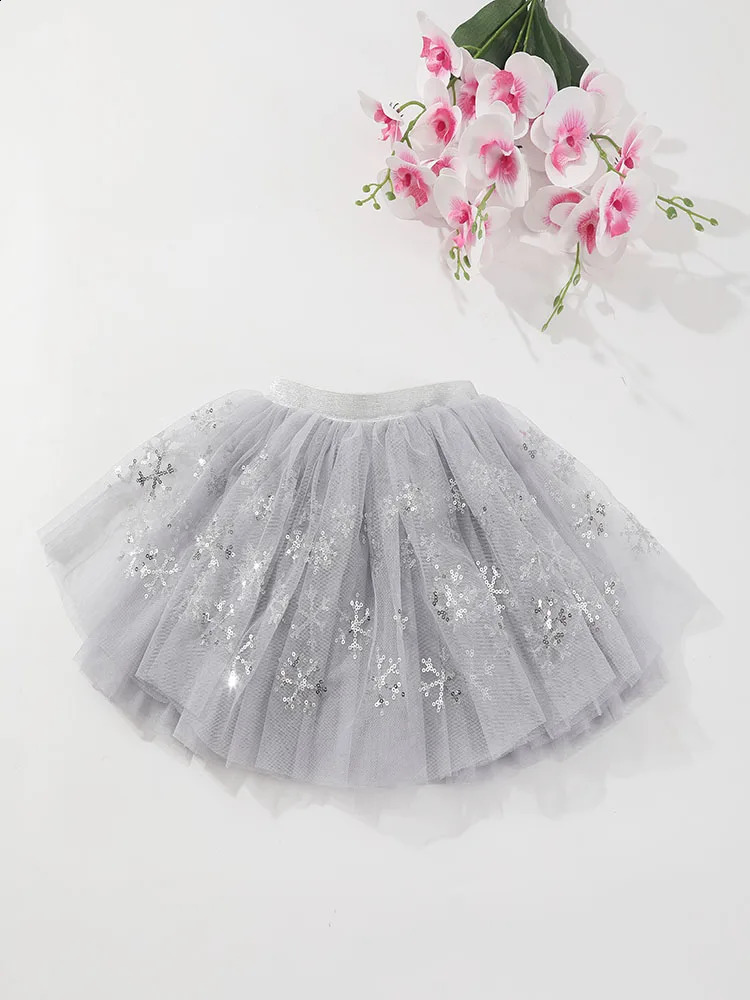 Fashion Baby Girl Skirt Mesh Tutu Tulle Long Length Teenager Girl Clothes Elegant Princess Snow Kids Clothing Children skirt 250319