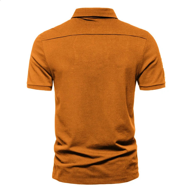 Korean Summer Men High Quality Short Sleeve Breathable Plus Size Embroidered Polo Shirt Anti-wrinkle Tops 5XL 250319
