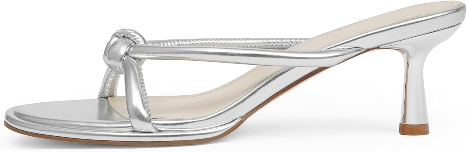 2025 New Designer sandals Women's high-heeled sandals, round open toed kitten high-heeled shoes, butterfly knot sandals, comfortable dress party 