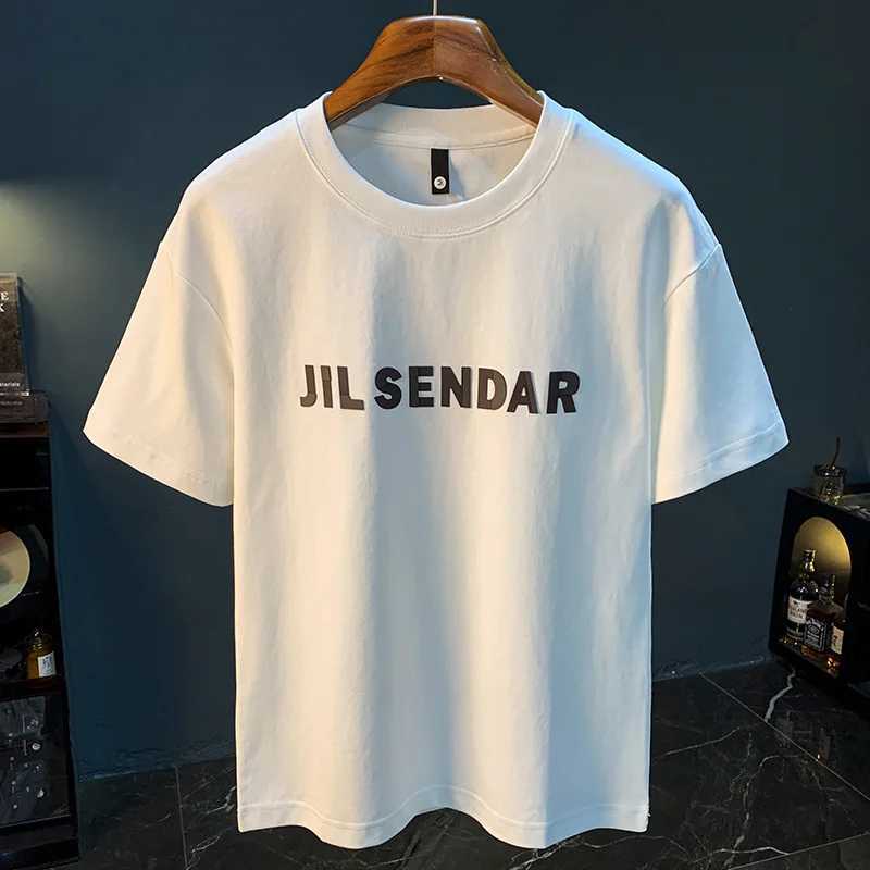 Fashionable and minimalist printed short sleeved T-shirt suitable for summer street fashion loose half sleeved topT250318