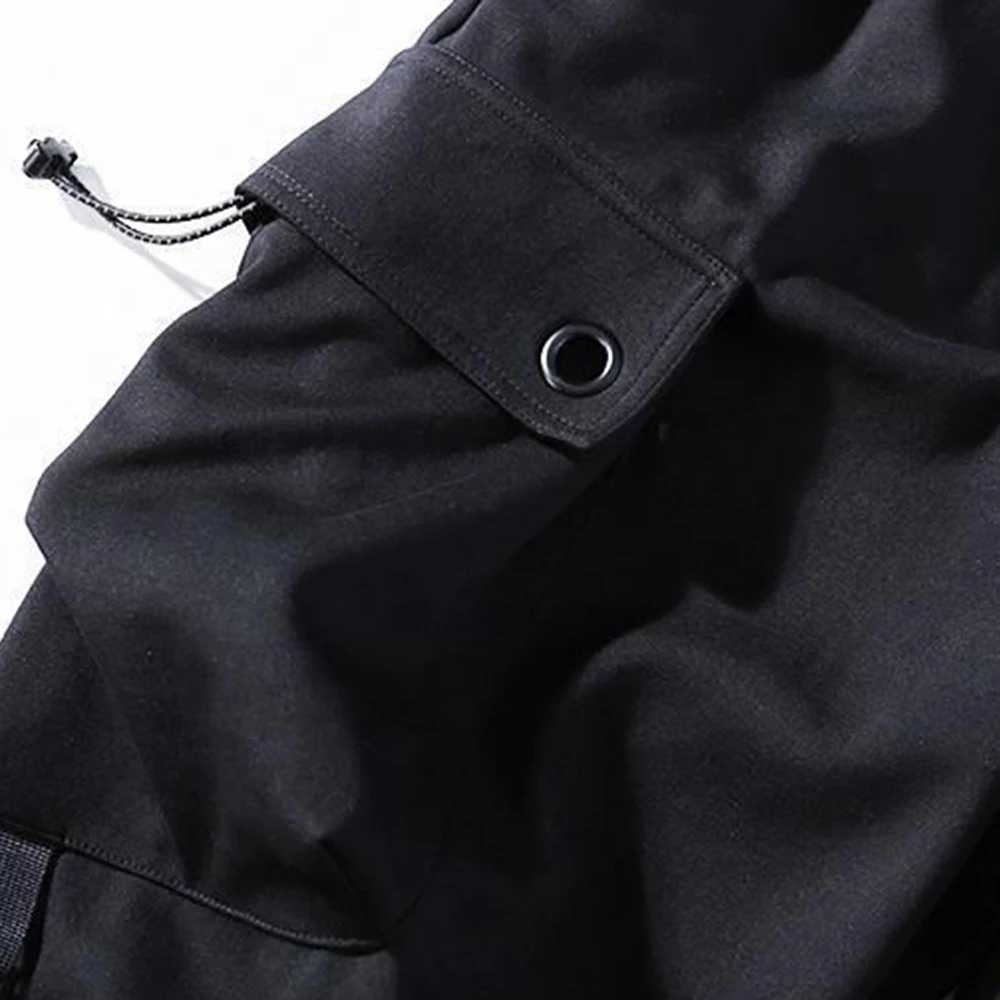 Loose Harem Pants Men Cargo Trousers Hip Hop Outdoor Casual Ankle Length Pant Fashion Streetwear Pocket Sweatpants X250319